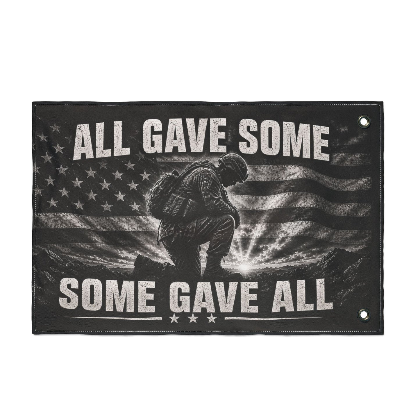 Memorial Military Flag – “All Gave Some, Some Gave All” Double-Sided Tribute Flag