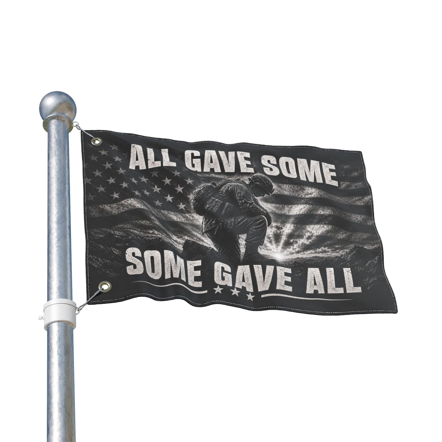 Memorial Military Flag – “All Gave Some, Some Gave All” Double-Sided Tribute Flag