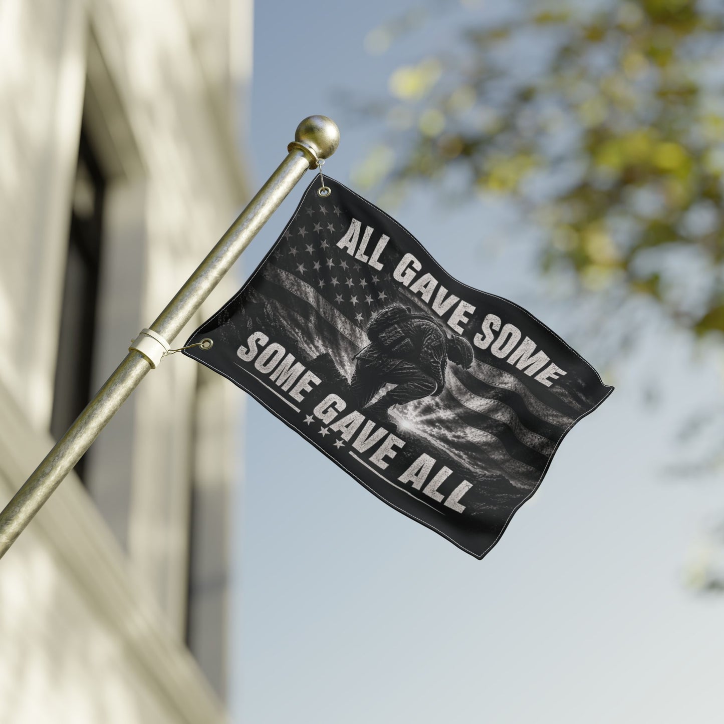 Memorial Military Flag – “All Gave Some, Some Gave All” Double-Sided Tribute Flag