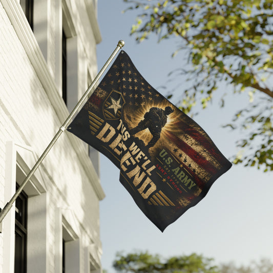 U.S. Army "This We'll Defend" Double-Sided Flag — Military Tribute Outdoor Flag