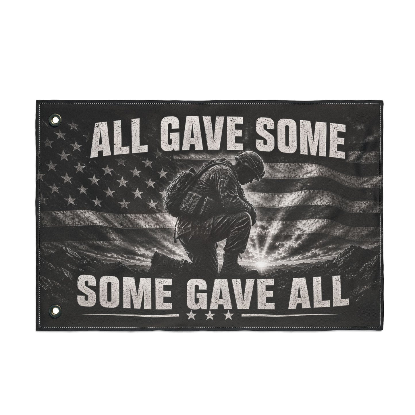 Memorial Military Flag – “All Gave Some, Some Gave All” Double-Sided Tribute Flag