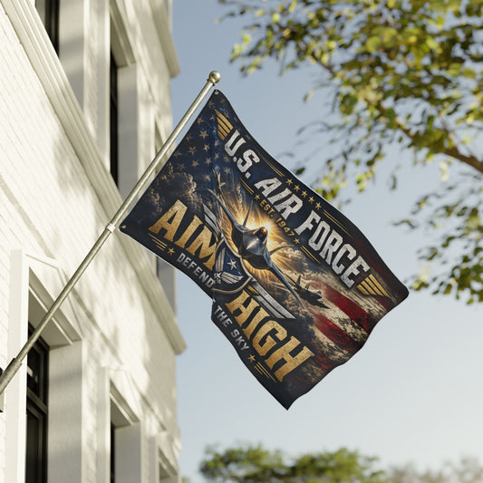 U.S. Air Force "Aim High" Double-Sided Flag — Defenders of the Sky